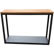 ACAMP Gartentisch 75 x 54 x 180 cm Anthrazit/Natur