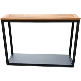 ACAMP Gartentisch 75 x 54 x 180 cm Anthrazit/Natur
