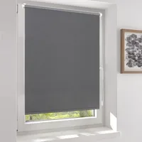 Sekey Verdunklungsrollo ohne Bohren Klemmfix Doppelseitig gleichfarbig Freihängendes Seitenzugrollo