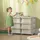 Homcom Schubladenschrank Kunststoff 75 x 37 x 56,5 cm Cremeweiß 6 Schubladen
