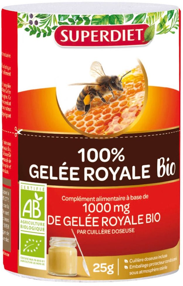 SUPER DIET Gelée Royale Bio L'OR DE LA RUCHE 25 g gelée(s)