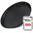 Zenker Black Metallic Backblech rund – Premium Qualität für perfekte Backergebnisse, 300 x 300 x 30 mm, hitzebeständig bis 230°C