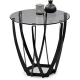 m2 Beistelltisch Maya Glas Grau