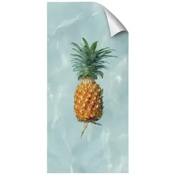 mySPOTTI Duschrückwand-Panel, fresh, Ananas, 210x100 cm - blau