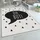 Paco Home Kinderteppich Kinderzimmer Jungen Babyteppich Spruch Trend Schwarz Weiß, Grösse:120x160 cm,