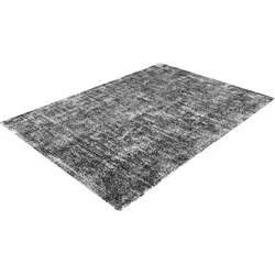 Teppich KAYOOM "Etna 110", grau (anthrazit), B:120cm H:10mm L:170cm, Polyester, Teppiche, Maschinell getufteter Teppich, hervorragende Qualität, aktuelle Farben