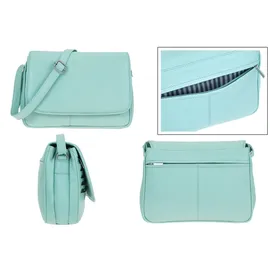 Alessandro Salvatore Florenz 12975 Schultertasche Leder Mint Green