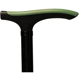 Queralto T-Handle Advance Gehstock Aluminium ausziehbar faltbar Grün