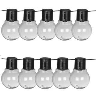 Luxform Baumkerzen Lichterkette Kunststoff 3,8 m Schwarz