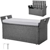 Vevor Gartenbank 104 x 45 x 52 cm Grau