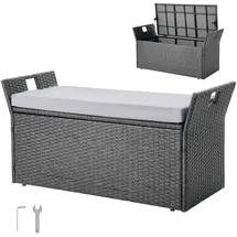Vevor Gartenbank 104 x 45 x 52 cm Grau