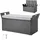 Vevor Gartenbank 104 x 45 x 52 cm Grau
