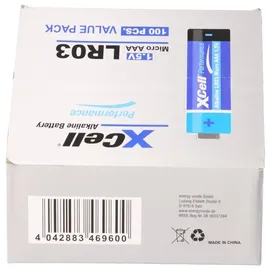 XCell Micro AAA 100er Box Batterie