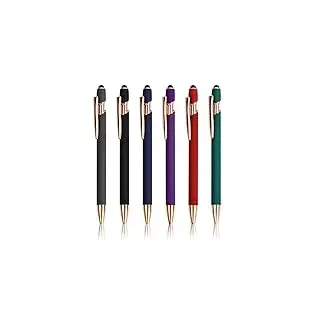 6 Stück Eingabestift Stylus Pen Touchscreen Stift Tablet Stift Kugelschreiber mit Touchpen Universal Gummi Touch Pen für iPhone Pro Air Mini Samsung Galaxy Huawei Tablets und Alle Smartphone