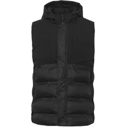Steppweste BLEND "Steppweste BHOuterwear", Herren, Gr. M, schwarz, Obermaterial: 100% Polyester PES., casual, regular fit normal, Westen, Ohne