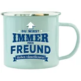 history&heraldry gmbh H&H Echter Kerl Emaille-Becher Freund