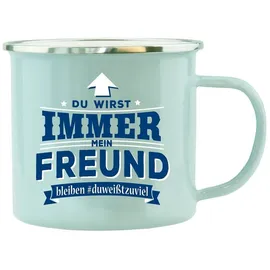 history&heraldry gmbh H&H Echter Kerl Emaille-Becher Freund