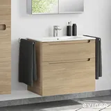 evineo ineo5 Unterschrank B: 81 cm, 2 Auszüge, mit Griffmulde, für Duravit ME by Starck Waschtisch,, BE0366OA,