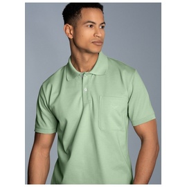 Trigema Poloshirt »TRIGEMA Polohemd mit Brusttasche«, (1 tlg.), grün