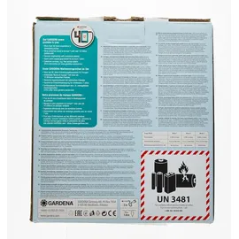 Gardena Akku-Klarwasser-Tauchpumpe 2000/2 18V P4A Set, inkl. 1x Li-Ion Akku 2,5Ah, Ladegerät