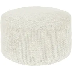 OMNANA CUSHYTM Meditationskissen Chenille 15cm MILKY MARSHMALLOW 