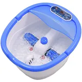 Syntrox Germany Fußsprudelbad FSB-450W Sparkle, Fuss-Reflexzonenmassage Massagegerät, elektrisches Fußbad, Wärmefunktion, Sprudelfunktion, Rotlicht, Timer-Funktion