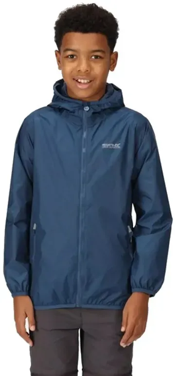 Regatta Regenjacke Lever II (wasserdicht, atmungsaktiv) dunkelblau Kinder