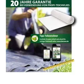 HEISSNER PVC-Teichfolie, 1 mm, schwarz