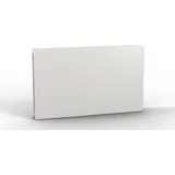 Flachheizkörper therm-x2 Plan-K Hygiene Typ 30, HxLxT: 305x1105x157 mm, Farbe: Weiß RAL 9016 seidenglanz, 10 bar, Abdeckung: ohne, Wärmeleistung 75/65-20: 857 Watt, Bohrkonsole