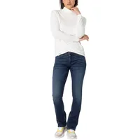 Timezone Damen Jeans SLIM LISATZ Slim Fit Neat Blau