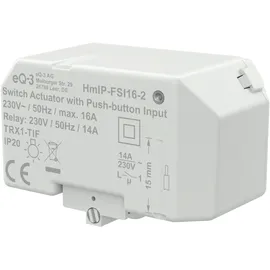 Homematic IP Schaltaktor mit Tastereingang (16 A) – Unterputz,