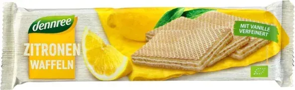 dennree Cremewaffeln Zitrone-Vanille bio
