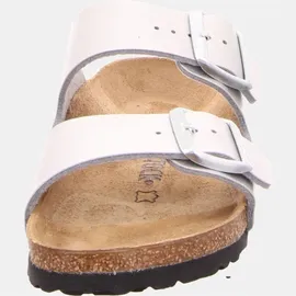 Birkenstock Arizona Birko-Flor schmal silber 42
