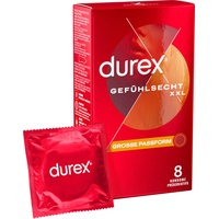 DUREX Kondome „Gefühlsecht XXL“, transparent