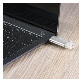 Hama FlashPen C-Laeta 64 GB silber USB-C 3.1