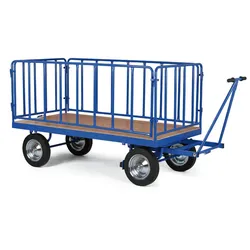 Große Plattformwagen Biedrax PV1580 - Seiten aus Metallrohren