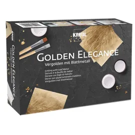 Kreul Golden Elegance Set Vergolden mit Blattmetall
