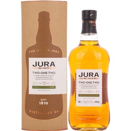 Isle of Jura Jura TWO ONE TWO Single Malt Scotch Whisky 47,5% Vol. 0,7l in Geschenkbox