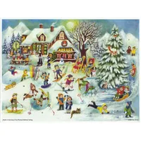 Richard Sellmer Verlag Adventskalender Skihütte