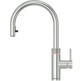 quooker deutschland gmbh Flex Round Küchenarmatur Voll-Edelstahl Silberfarben