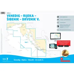 Delius Klasing Satz 7: Adria 1, Venedig Rijeka Sibenik Drvenik V.