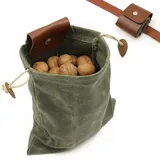 Kamperen-Set, canvas, opvouwbar, Wasserdicht, Reise- und Wander-Rucksack, grün, Selbstverschließender Rucksack, Bush Belt, Feuerstarter.