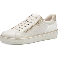 Marco Tozzi Sneaker Damen Weite E Beige (Cream Comb) 37