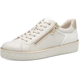 Marco Tozzi Sneaker Damen Weite E Beige (Cream Comb) 37
