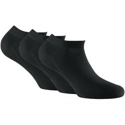 Sneakersocken ROHNER SOCKS "Socken sneaker 3-er pack 3er Pack", Damen, Gr. 35-38, schwarz, Obermaterial: 75% Baumwolle CO. 23% Polyamid PA. 2% Elasthan EL., Socken Sneakersocken