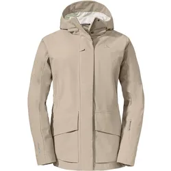 SCHÖFFEL Damen Jacke Jacket Geneva L, humus, 40