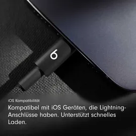 Beats USB-C zu Lightning gewebtes Kabel 1.5 m Bolt Black