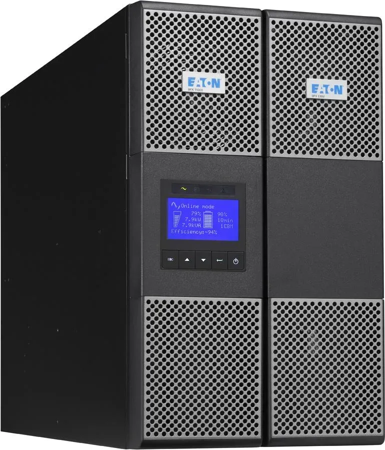 Eaton 9PX 11000i RT6U Netpack Tower/Rack 6U Network Card contacts 3min Runtime 8700W (11000 VA, 10000 W, Online-Doppelwandler USV), USV