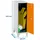 Simonrack Spind SIMONLOCKER DISM 40,0 x 50,0 x 101,5 cm Grau/Orange