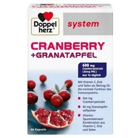 Doppelherz System Cranberry + Granatapfel Kapseln 60 St.